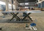 4000lbs 2 Ton Tandem Scissor Lift Table Hydraulic Electric