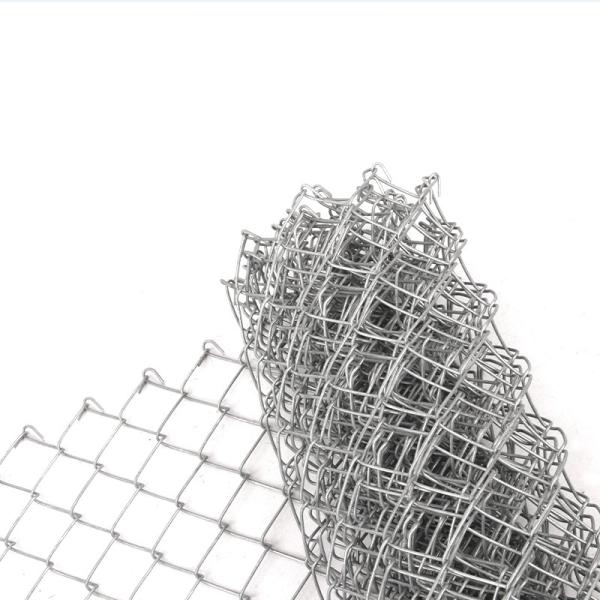 Metal Frame Yellow Chain Link Fence Panels for Supply Chain in 9 Gauge