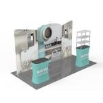 3X6 Reusable Trade Show Booth Displays , Pop Up Exhibition Stands Machine