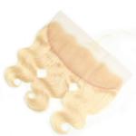 Body Wave 613 Blonde Lace Closure Grade 7A Blonde Human Hair Closure