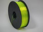 1.26kg /Piece 1.75mm 3D printer PLA filaments, Transparent YELLOW 3d printing
