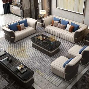 Wholesale Italian Luxury Style 6 Piece Sectional Couch Furniture Leather 1+2+3 Set from china suppliers