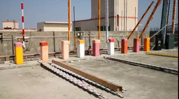 Folding Arm Automatic Parking Boom Gate Barrier SS304