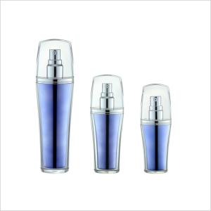 Wholesale Oval Serum Cosmetic Lotion Bottle 30ml 60ml 100ml Skin Care Bottles With Clear Pump Cap from china suppliers