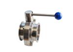 Mirror Polish 6 Bar Weld 316L Tri Clamp Butterfly Valve