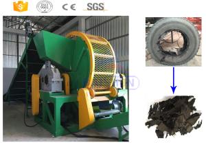 Wholesale High efficiency tractor tire waste tyre shredder manufacturer with CE from china suppliers