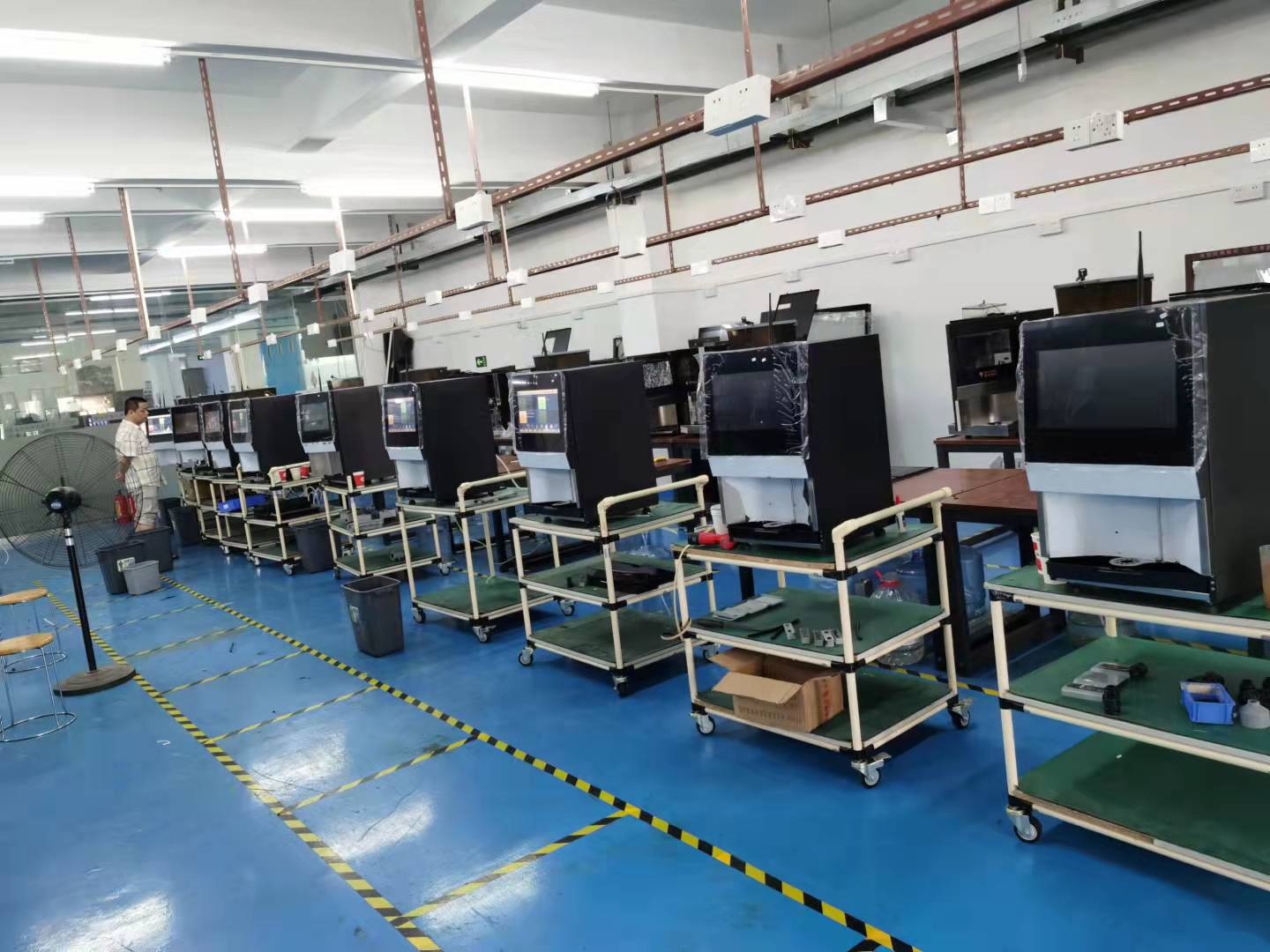 Manufacturer Sheet Metal Self Service Instant Tea Coffee Vending Machine