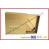 Golden USB Drawer Luxury Gift Boxes With Foil And Embossed Logo for sale