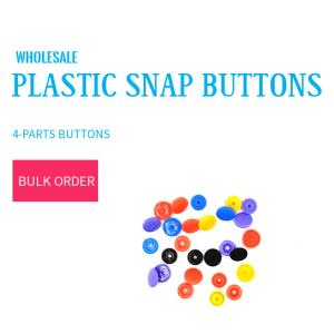 Wholesale Plastic Snap Buttons 10mm 4 Parts from china suppliers