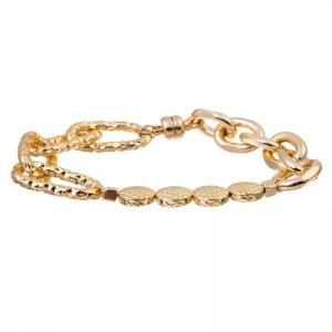 Wholesale Statement 14K Gold Chain Bracelet Chunky Gold Bracelet Gold Link Bracelet from china suppliers