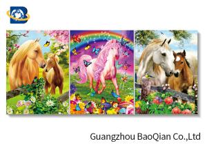 Wholesale Stock Horse Wall Decor Picture , PP / PET Material 3d Flipped Poster from china suppliers