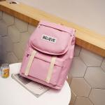 New Korean version of personality letter backpack large capacity burden
