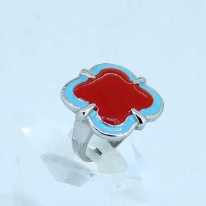 Wholesale FAshion 316L Stainless Steel Ring With Enamel LRX176 from china suppliers