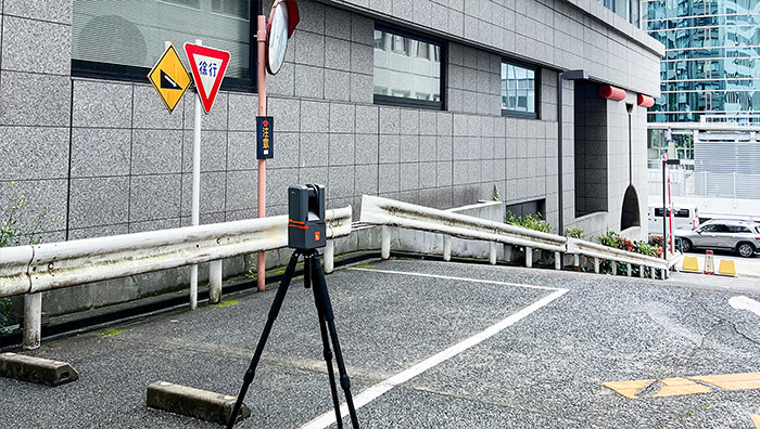 Fixed 3D LiDAR Scanner Terrestrial EasyScan T05 3 Embedded Cameras