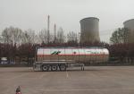 CIMC LINYU 46000L Aluminum Alloy Fuel Tanker Trailer Truck with Wheelbase 6150