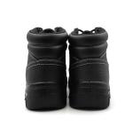 Middle Cut Cow Leather Safety Boots Black Safety Shoes S3 Standard