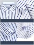 Men's Casual Dress Shirt Malaysia Cotton Button Up Office Wear Long Sleeve Silk