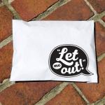 12*15.5in Black White Self-seal poly bag,Poly mailers,Courier bags,Postal bags