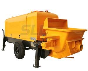 Wholesale Mini Hydraulic Concrete Mixer Pump , Trailer Mounted Electric Concrete Pump from china suppliers