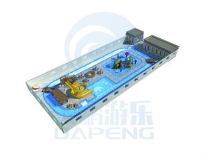 Wholesale Outdoor Water Park Design Equipment Kids Fiberglass Water Slide Set With Swimming Pool from china suppliers