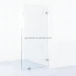 Elegant Hotel Decoration Tempered Glass Fixed Shower Screen for Bathroom Living