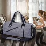 46.5CM 220MM Gym Bag Multiple Compartments For Weightlifters Outdoor Travel