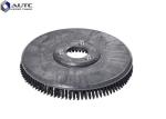 17 Inch Marble Rotary Floor Machine Brushes , Nylon Scrub Brush Hand Push Hotel