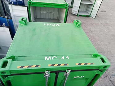 6ft Mini Contenedor Offshore DNV Shipping Container with Steel Floor Portable CCU Closed Drilling Box and Optional Sling Set