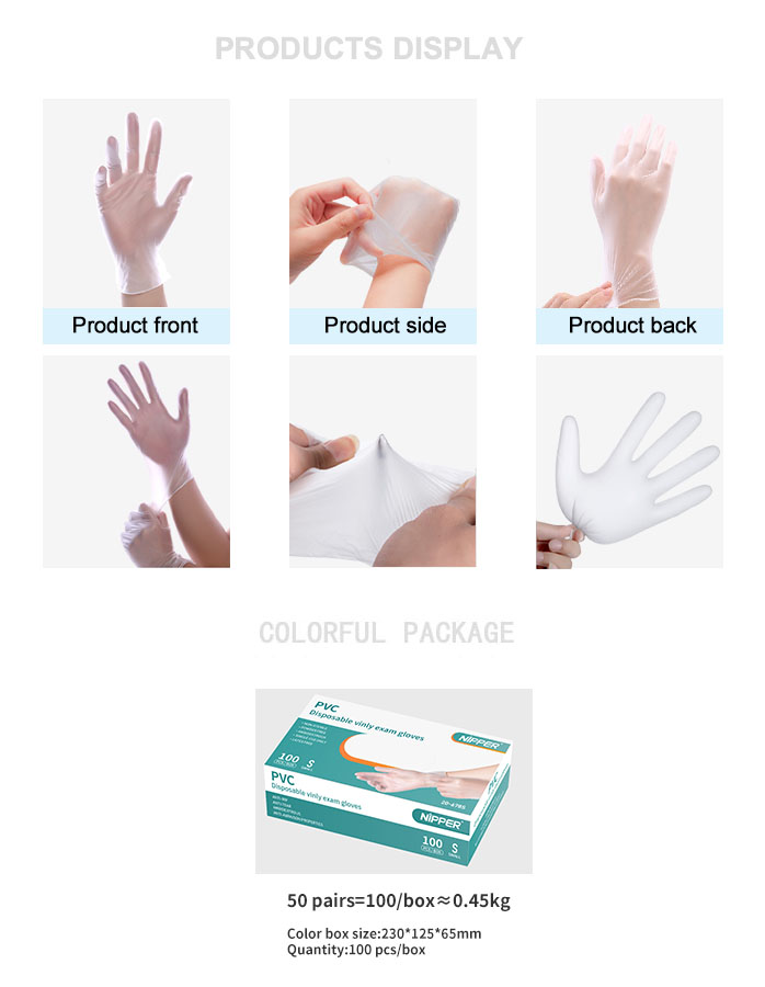 Gloves Pvc Home Use Househand Vinyl Pvc Gloves