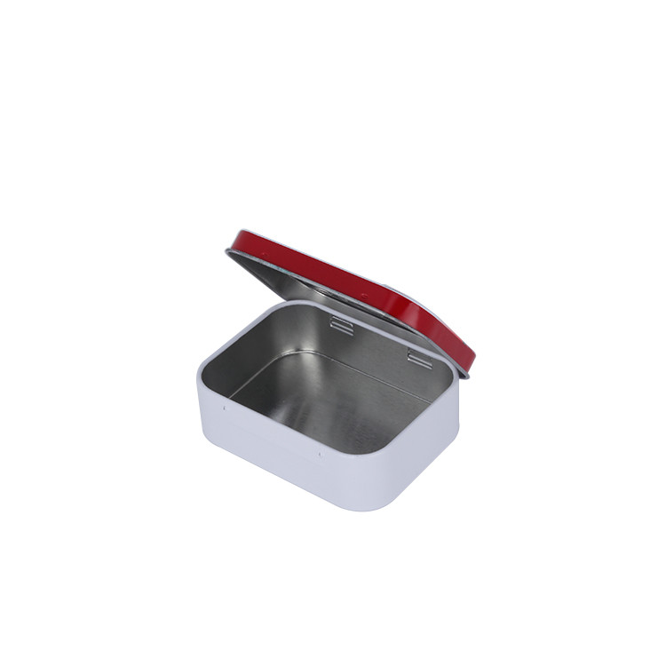 Custom Gingermint Tin Box with Embossment Trade Joe's Tins Food Graded Metal Tins