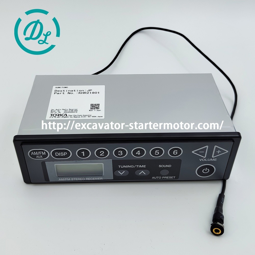 347-3148-000 KHR21801 Radio Receiver Excavator Spare Parts SH125X-3B