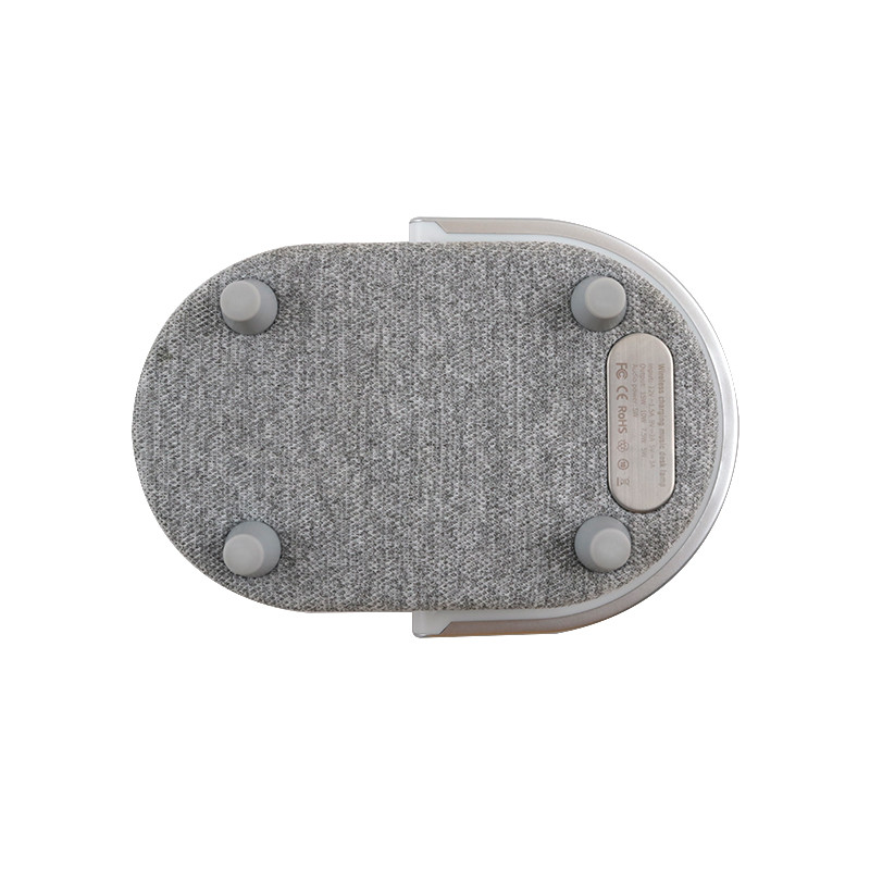 Custom Logo Fast Speed Wireless Charger With Speaker / LED Light