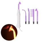 Portable High Frequency Acne Wand Remove Spot Scar With Glass Tube Skin