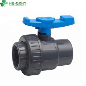 Wholesale Straight Through Channel PVC True/Single Ball Valves with EPDM Rubber PVC Ball from china suppliers