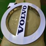 Volvo Round outdoor vacuum forming 3D car logo Illuminated LED Acrylic Auto