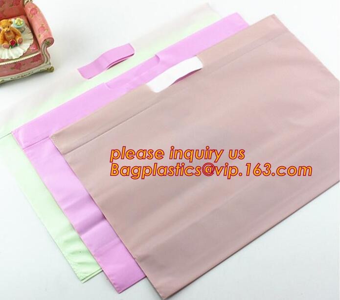 Wholesale Die Cut Handle Eco-Friendly Custom Design Shopping Gravure Printing Groceries Plastic Bags With Logo bagease