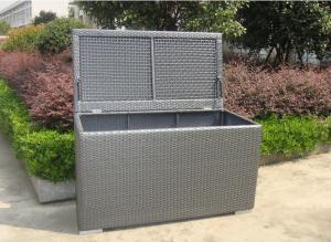 Wholesale Grey Resin Wicker Storage Box from china suppliers