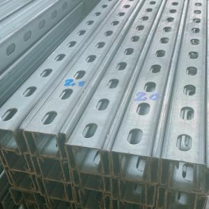 Wholesale Galvanized Steel C Channel Beams Offer Max. Load Capacity In 3m/6m Length from china suppliers