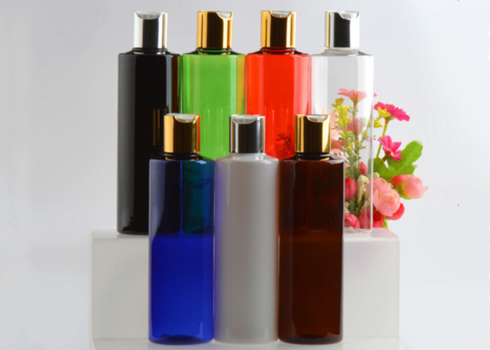 250ml Custom Clear Amber Black Skincare Plastic flip cover Bottle