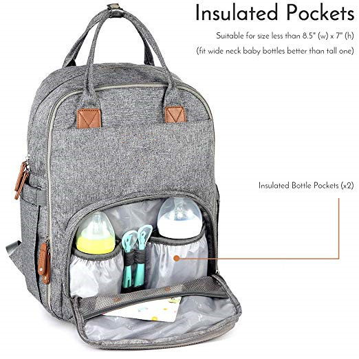 Chic High End Dad Diaper Bag Backpack , Cute Baby Boy Diaper Bags For Moms