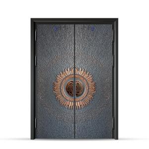 Wholesale Customized Modern Villa Entrance Security Iron Door Matte Finished from china suppliers