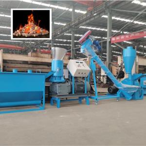 Wholesale Small Wood Pellet Processing Plant 400-600kg/H Wood Pellet Production Plant CE from china suppliers