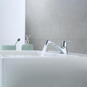 Wholesale Brass Cartridge Single Cold Water Basin Tap Lever Handle L Shaped from china suppliers
