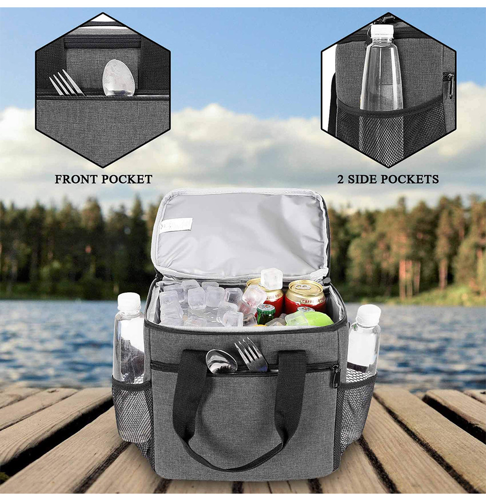 Adult Leakproof Insulated Lunch Tote With Shoulder Strap