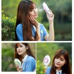 Novelty gifts items handheld mist cooling air fan water cooler fan mist