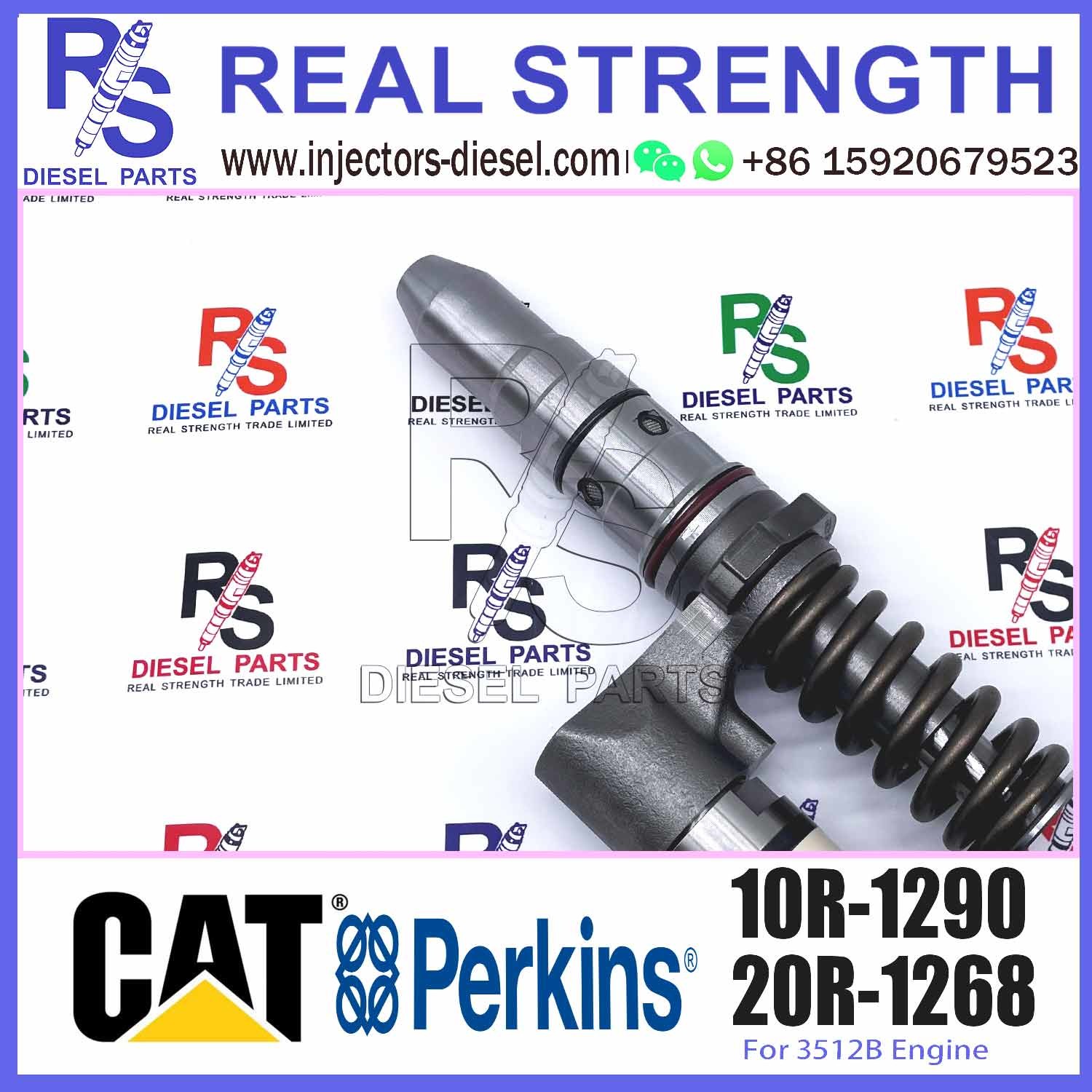 New Common Rail Fuel Injector 250-1314 2501314 10R-1290 for Engine 3508B 3512B 3516B