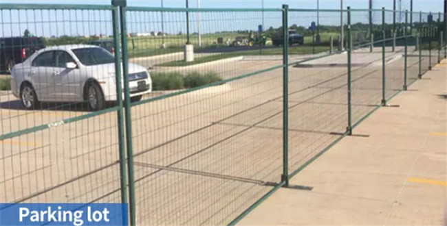 10ft Hoarding Prefab Houses Temp Construction Fence Panels Safety