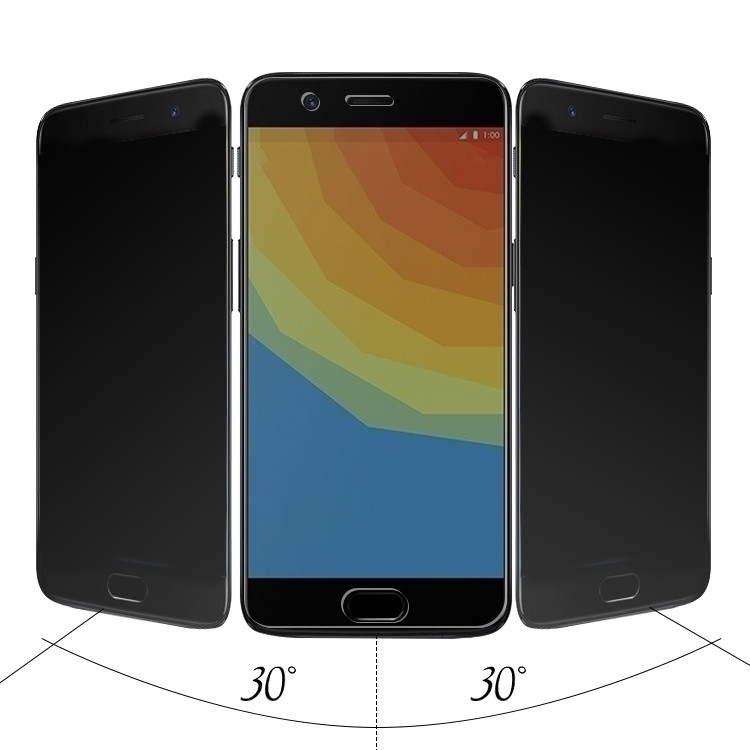 new style full size screen cover tpu anti spy screen protector for OnePlus 6
