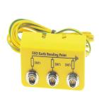 Residential 2x10mm Snap 2M Ohms 250V Earth Grounding Plug