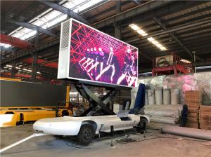 China P6 Billboard Mobile LED Advertising Trailer Outdoor 7000 cd/m2 ISO on sale